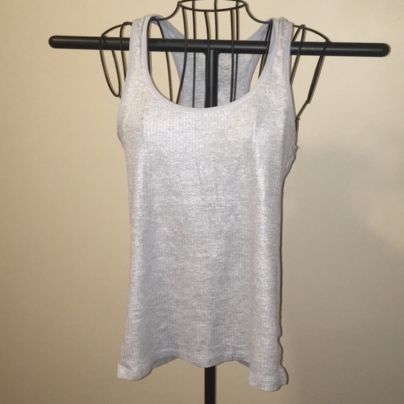 Grane Tops - GRANE Silver tank top size M Junior / XS Woman